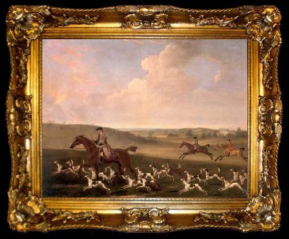 framed  unknow artist Classical hunting fox, Equestrian and Beautiful Horses, 055., ta009-2